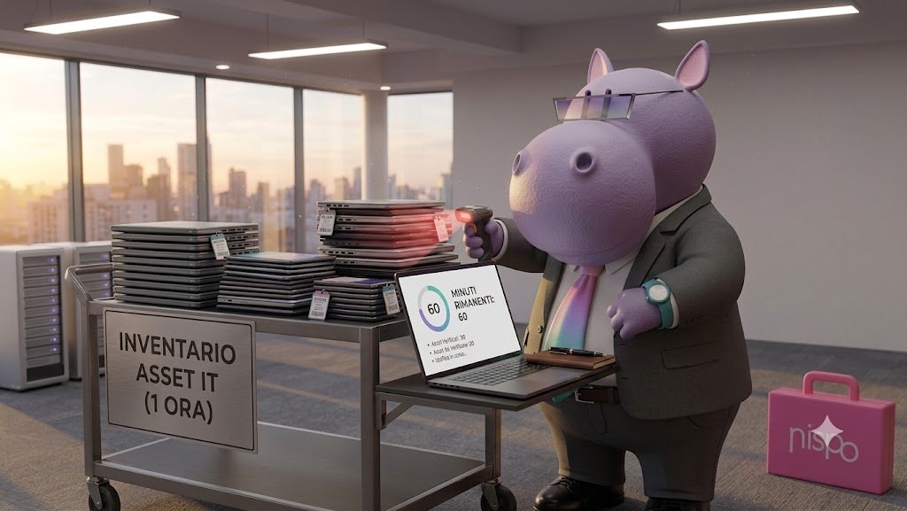 NisPo scansiona i laptop aziendali per creare l'inventario degli asset IT in un'ora